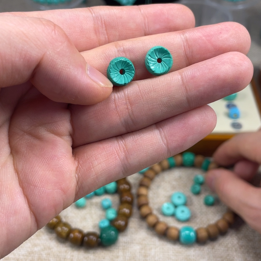 原生态湖北矿小配饰，直径10