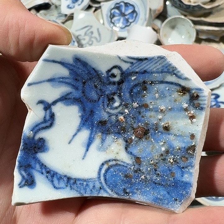 达***福瓷片瓷片标本，顺丰包邮