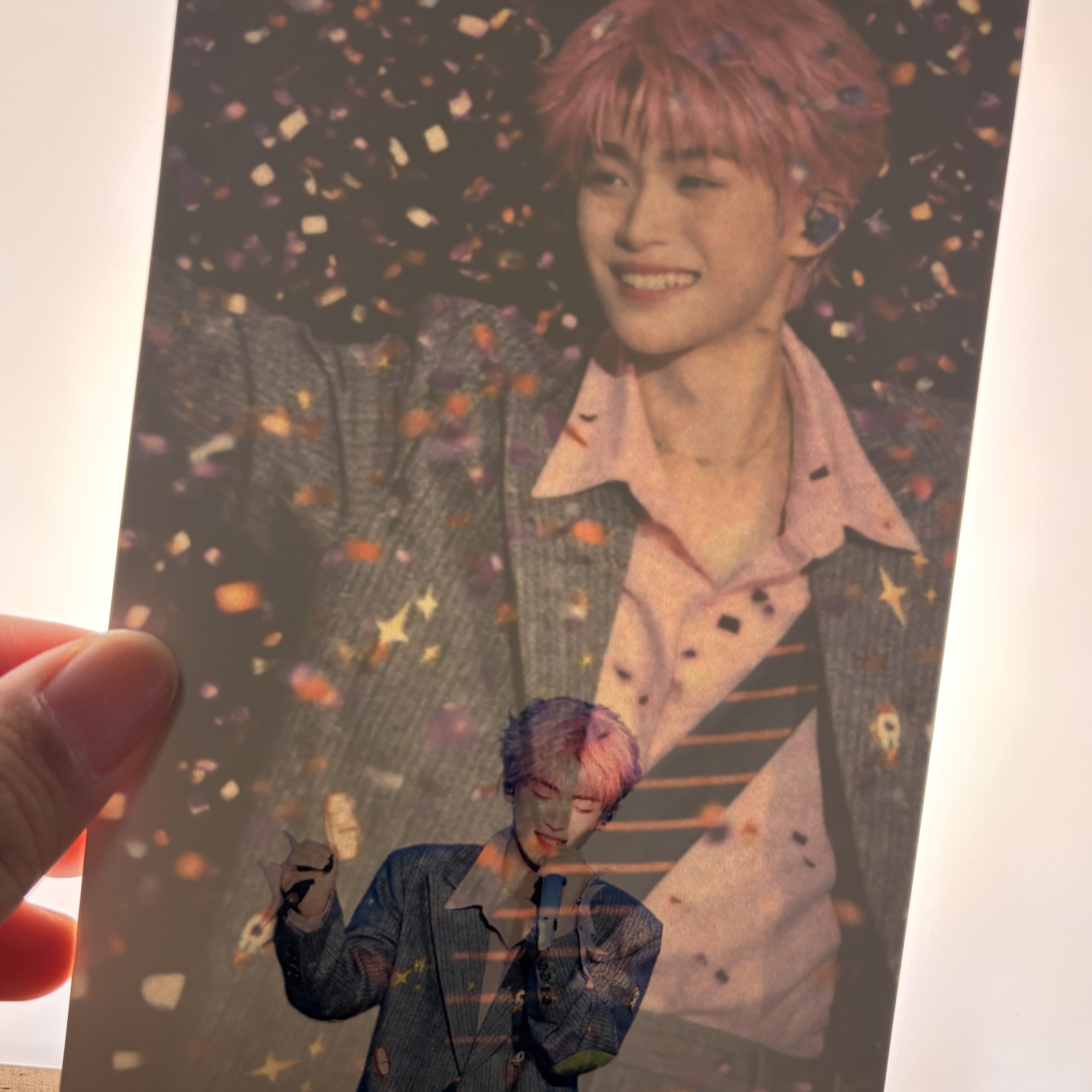 透光明信片 雷朋/池畏 拍一发三张