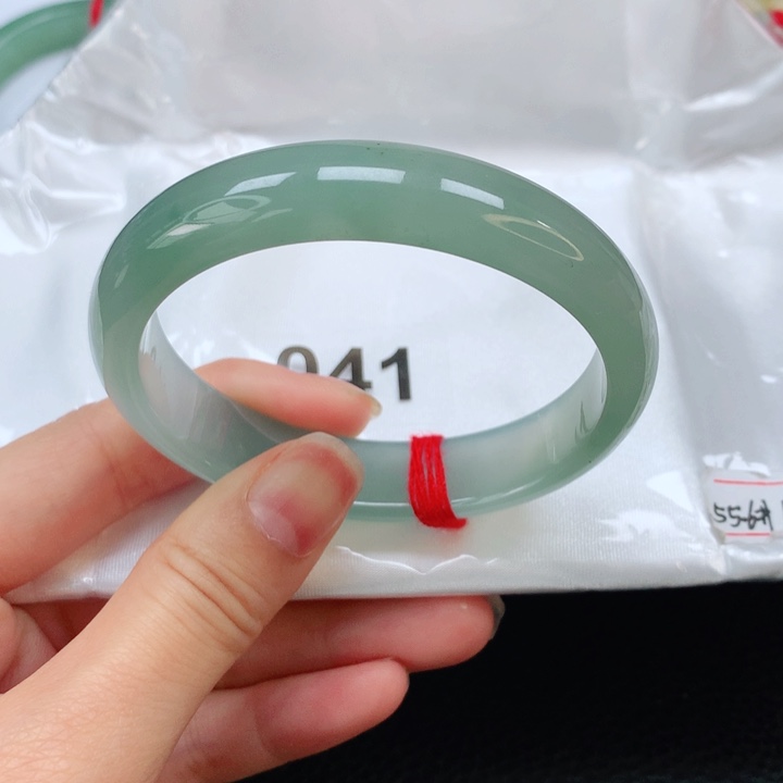 翡翠手镯未镶嵌翡翠贵妃手镯55.6