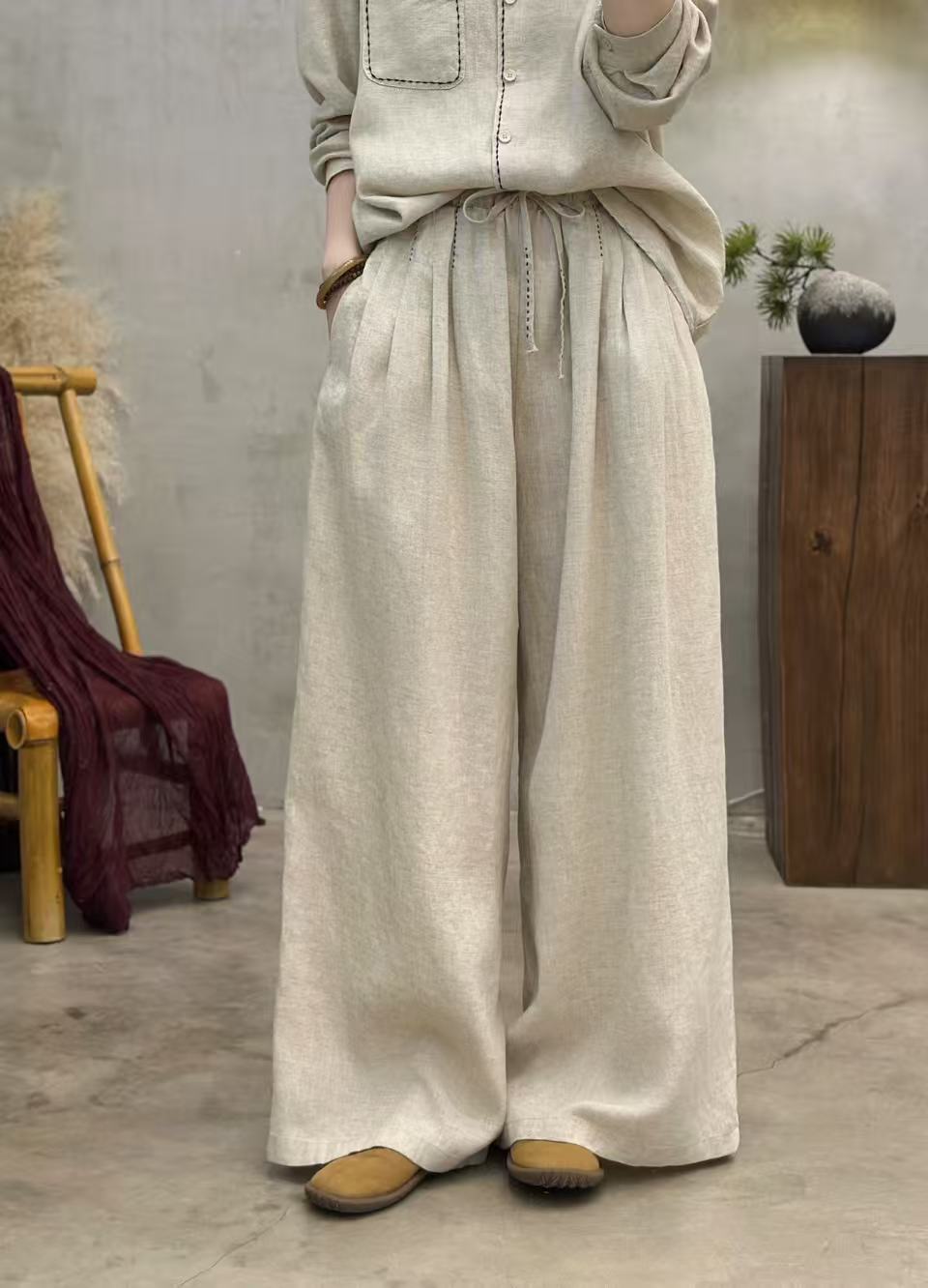 双雨露加厚秋冬刺绣明线裤裙