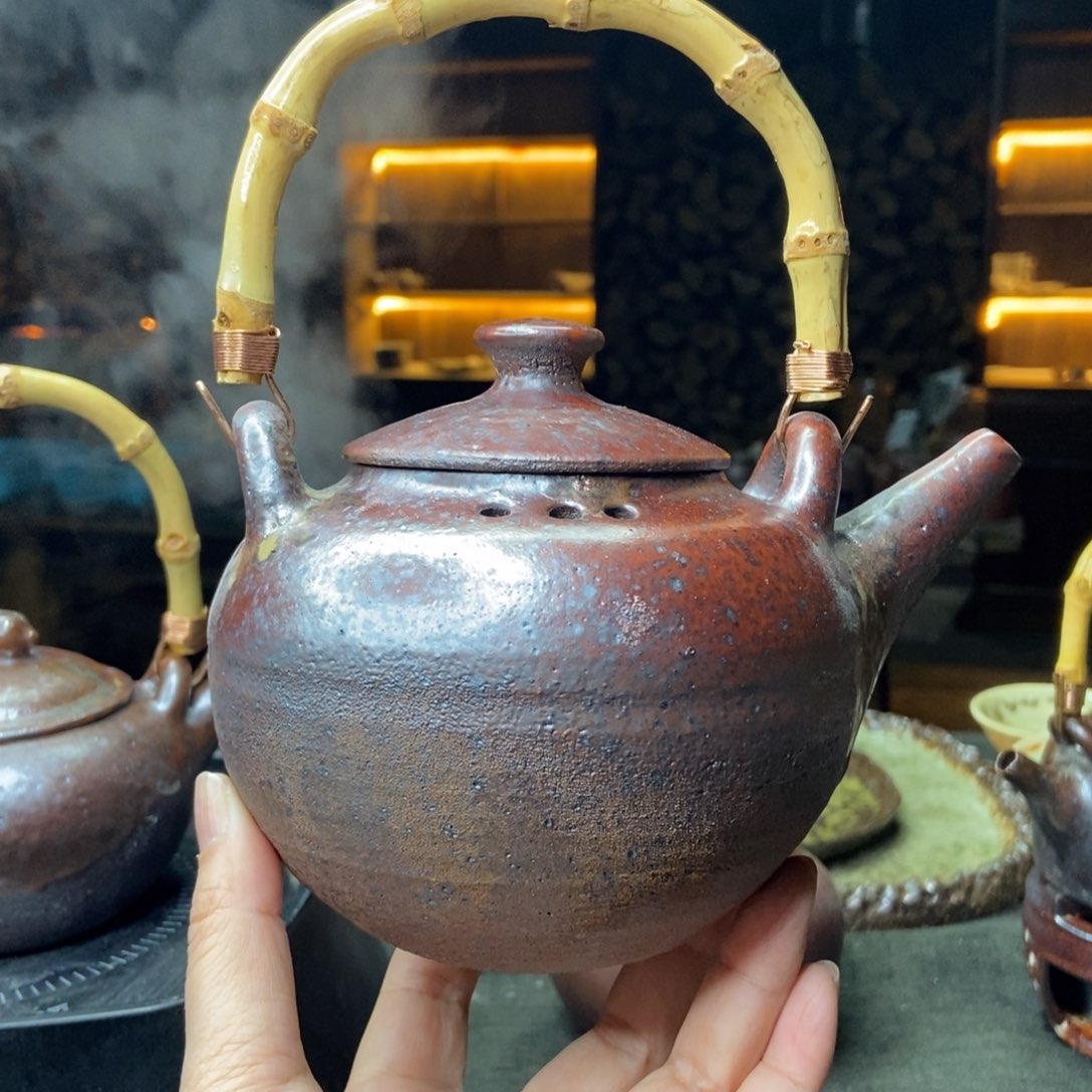 紫砂柴烧紫砂茶具