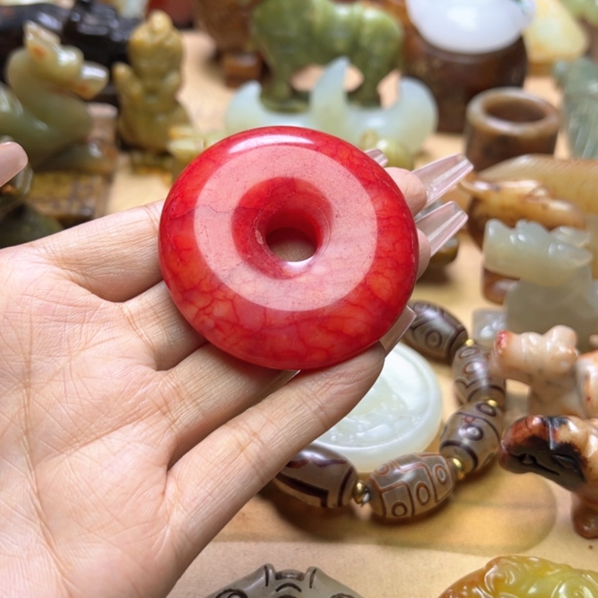 【闪购商品】蛇纹石玉颈饰未镶嵌