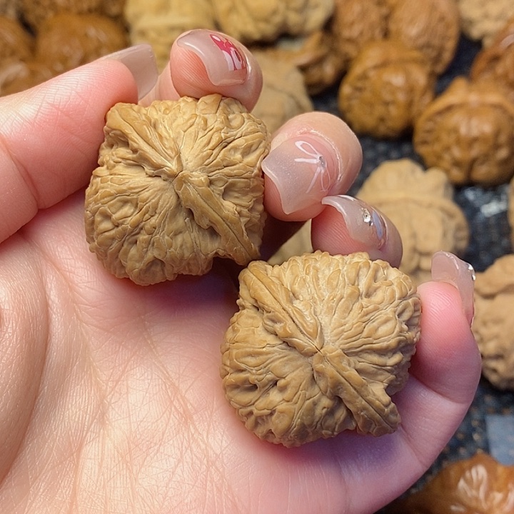 文玩核桃把件白狮子