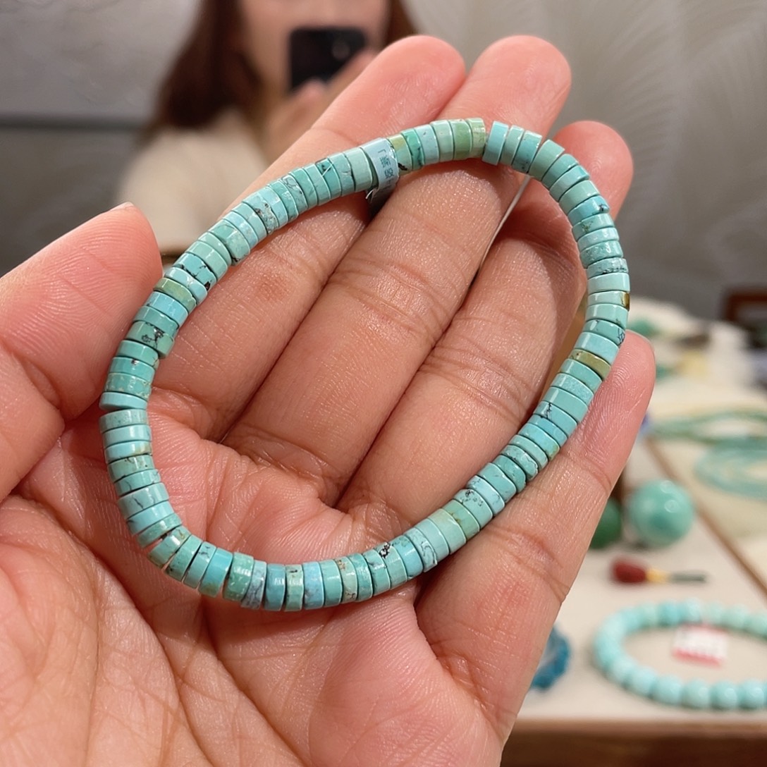 绿松石未镶嵌药片卡5+