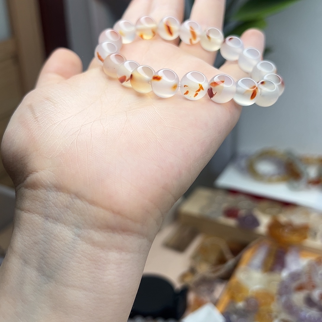 玛瑙/玉髓合金颈饰