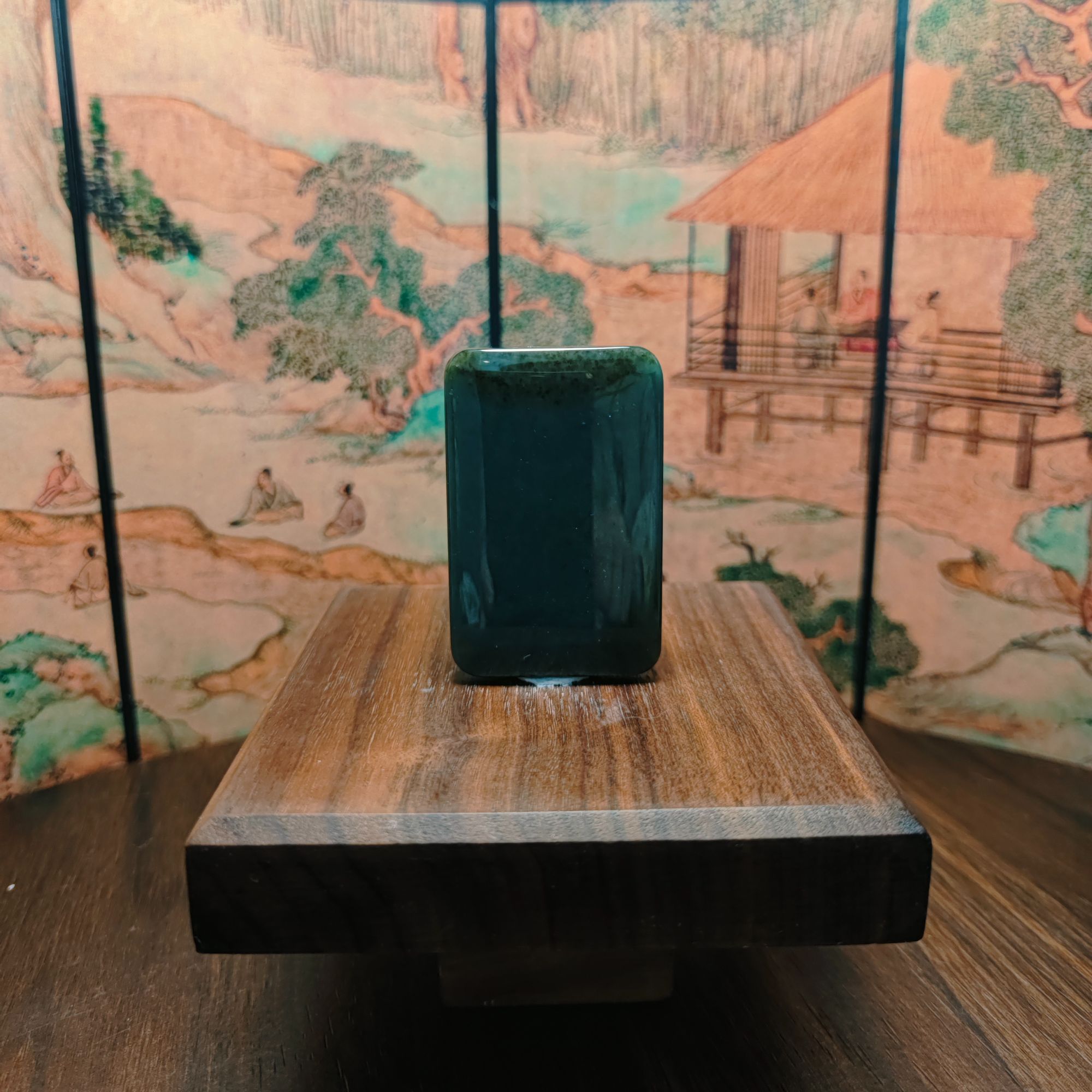 B和田玉无事牌吊坠0549