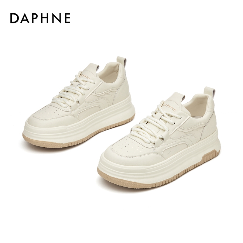 厚底增高休闲板鞋秋新款韩版潮流潮流系带运动鞋女