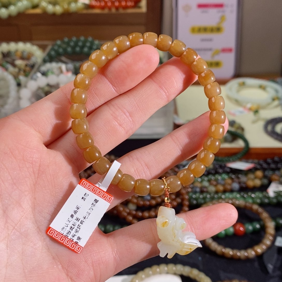 和田玉手链未镶嵌