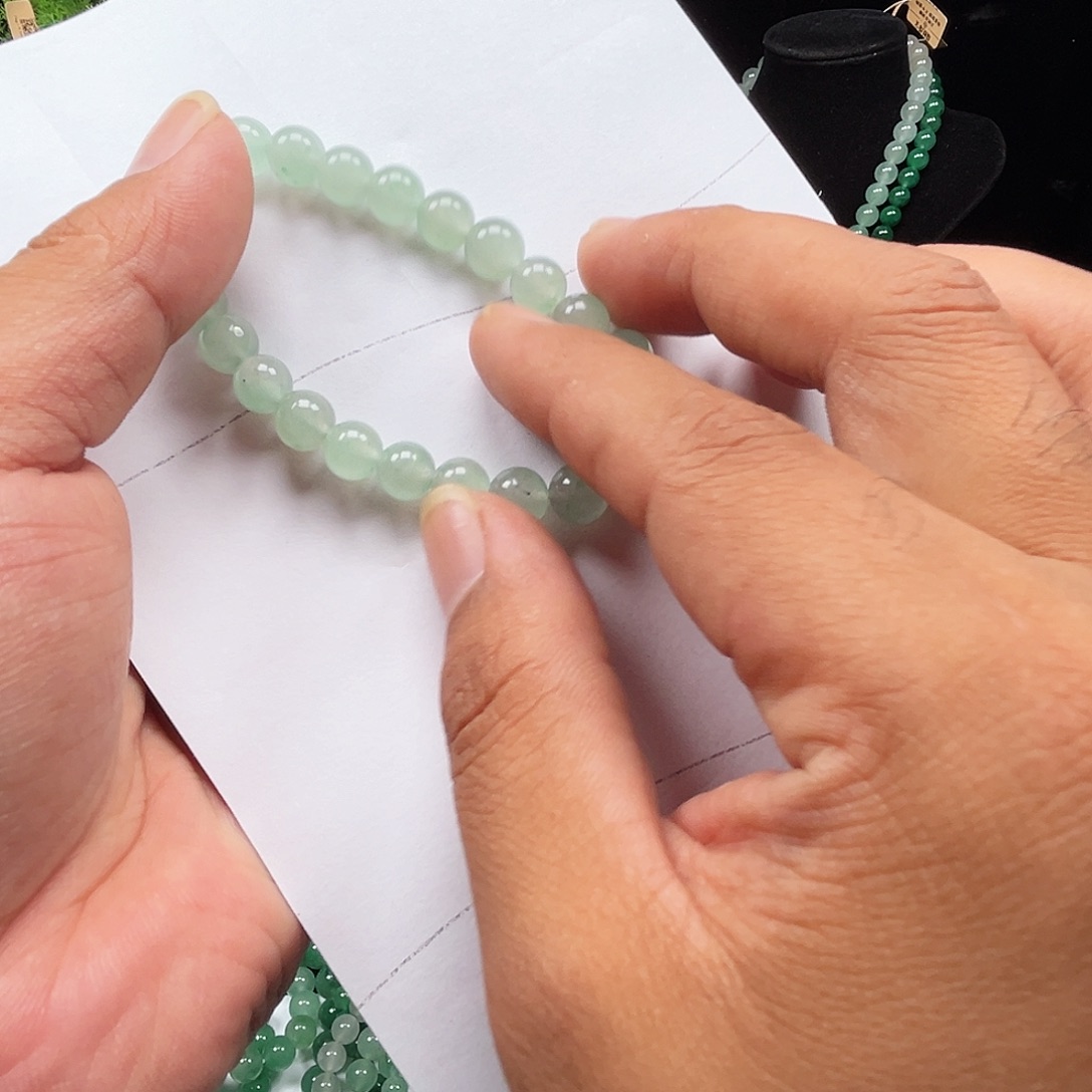 石英质玉手串未镶嵌