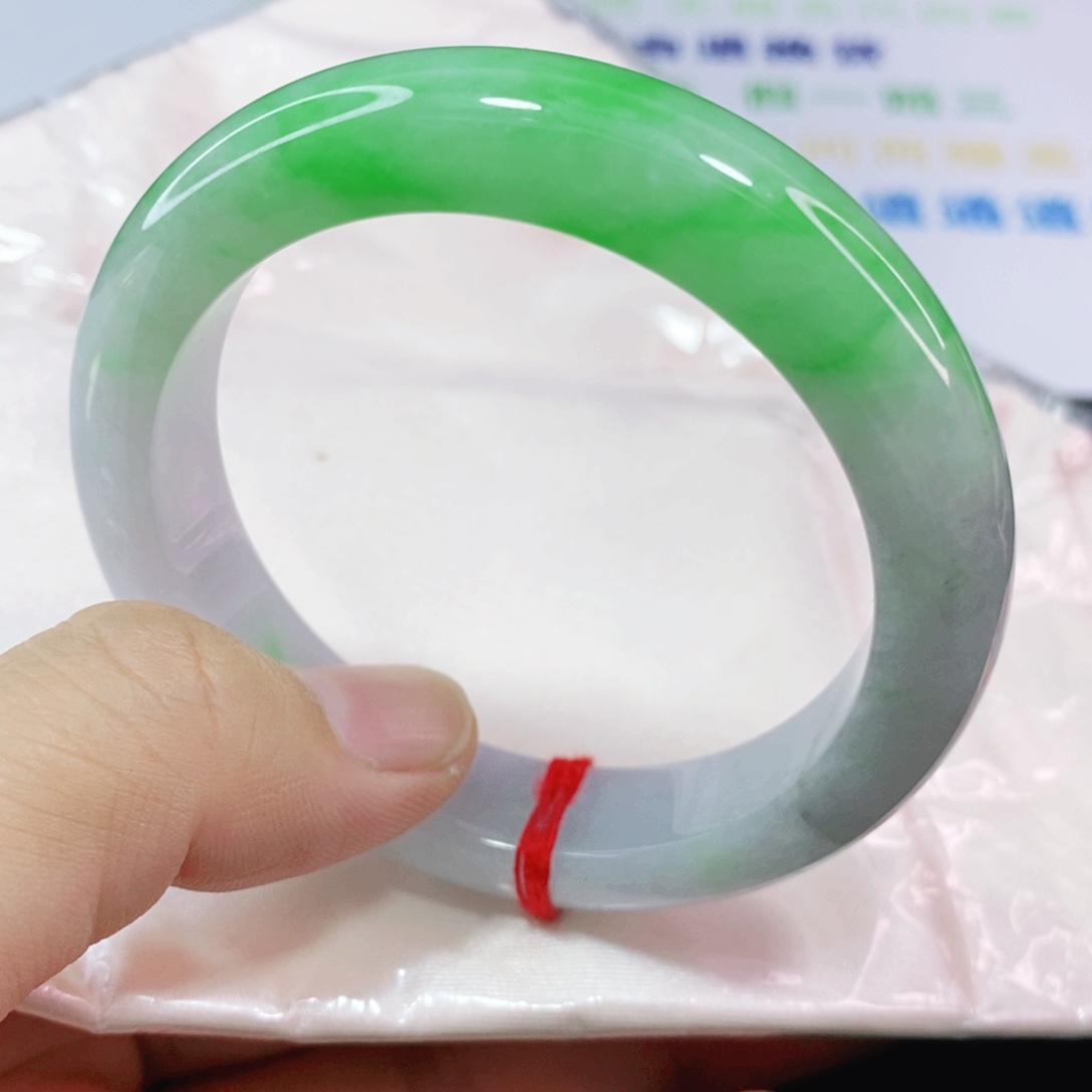 未镶嵌手镯翡翠54圈口