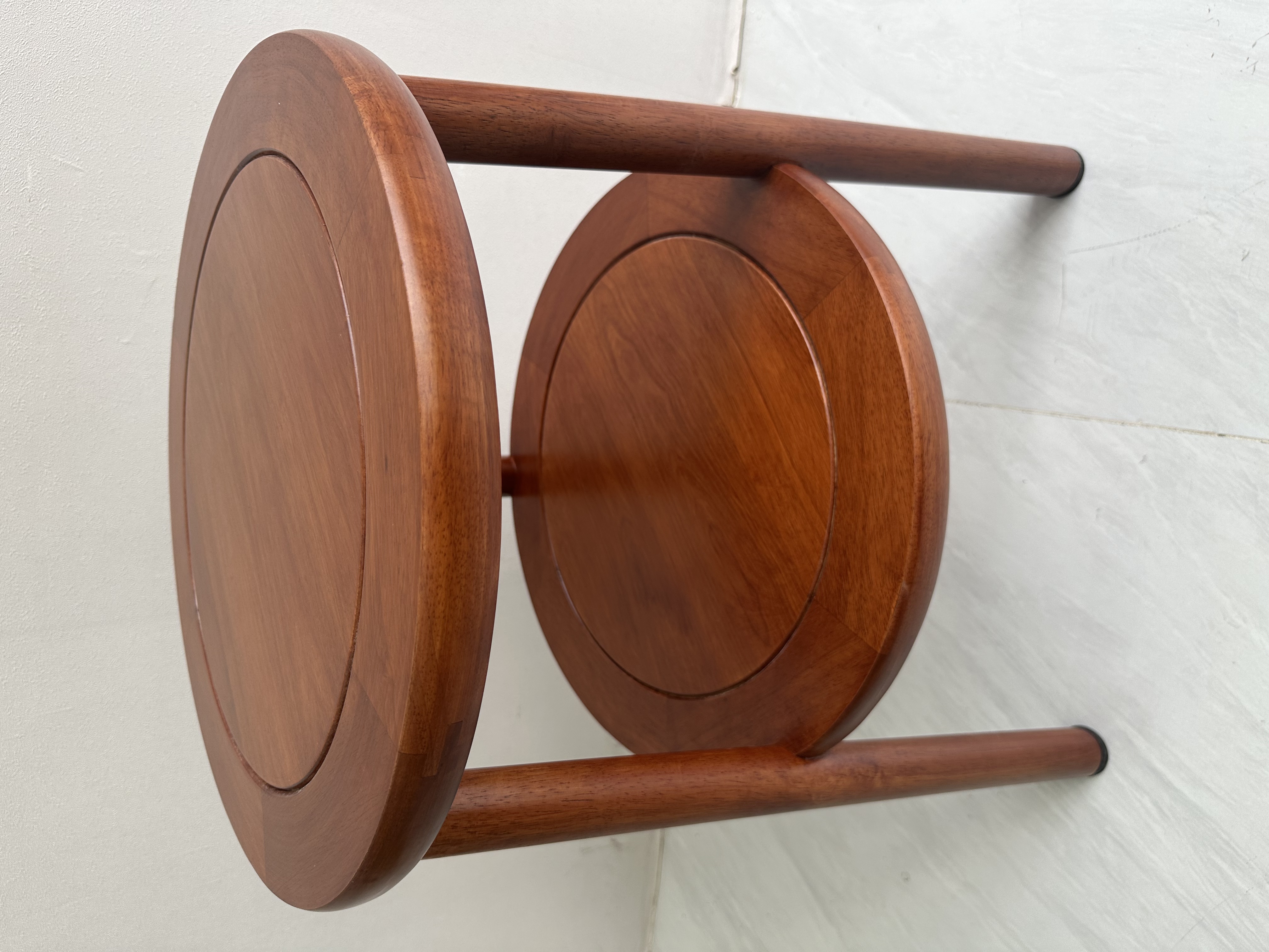 【老张专属】非洲花梨木家庭多用小圆桌（直径45cm*45cm高61cm）