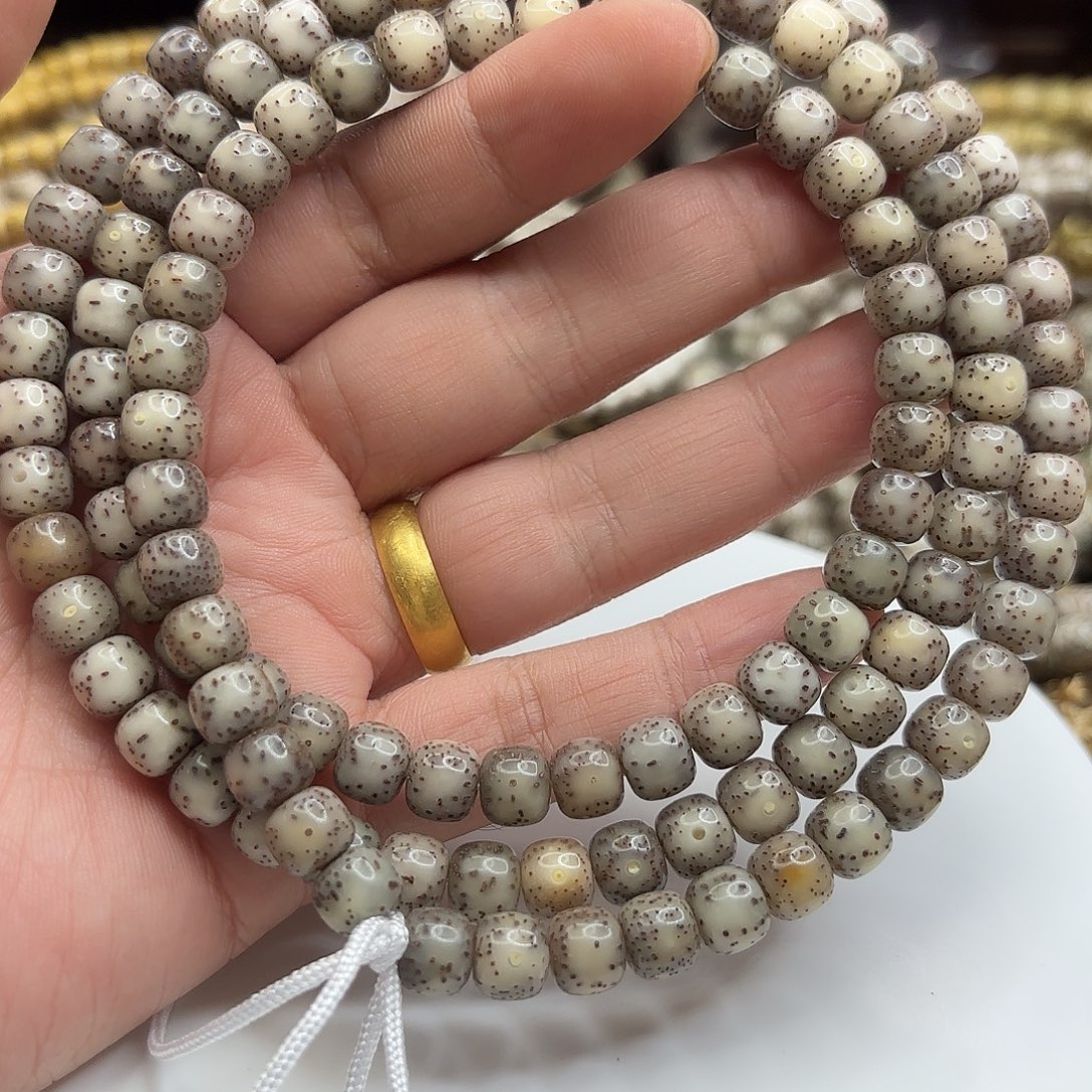 吊坠星月菩提87灰冰侧留白