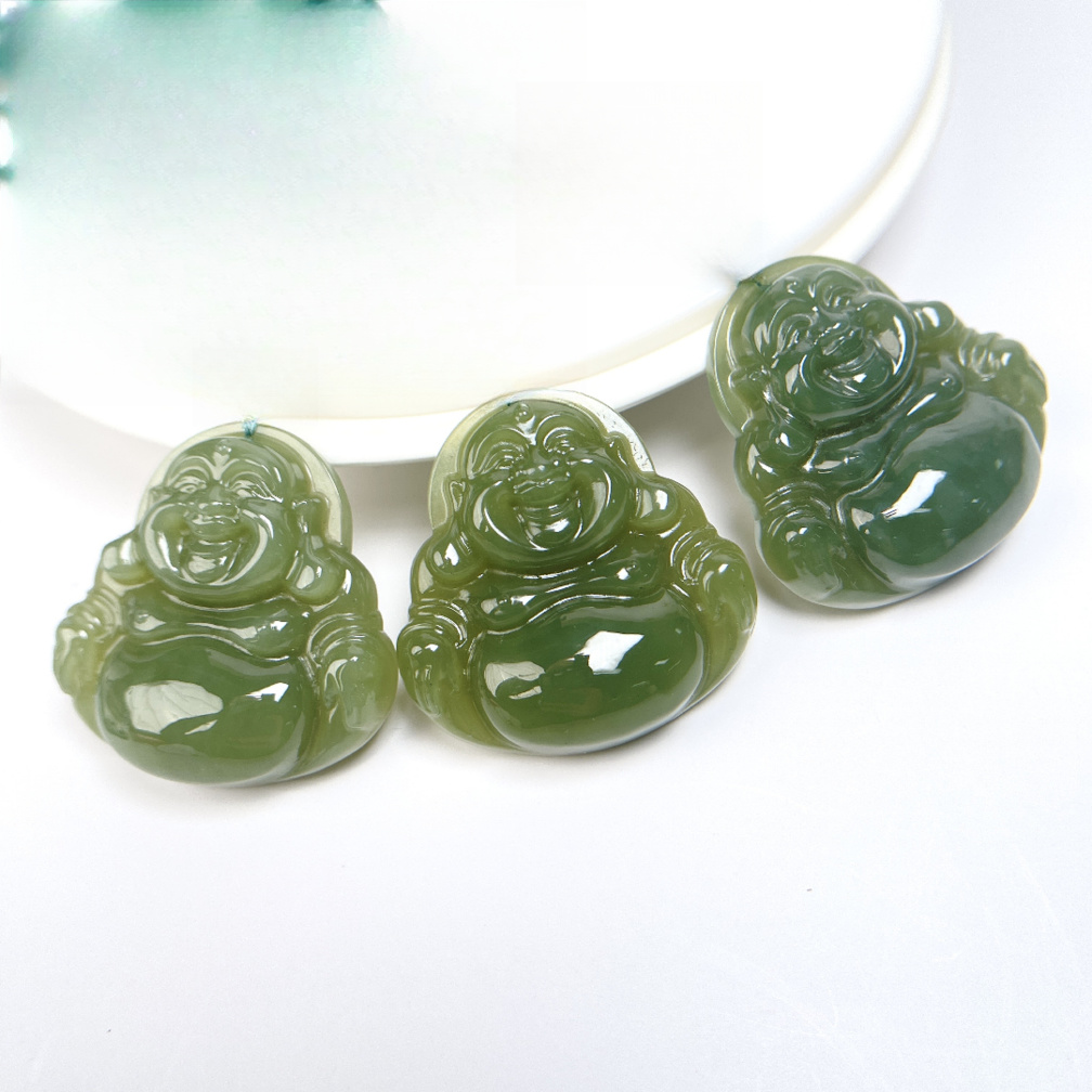 菲菲珠宝好@和田玉吊坠-多样性发一-赠绳