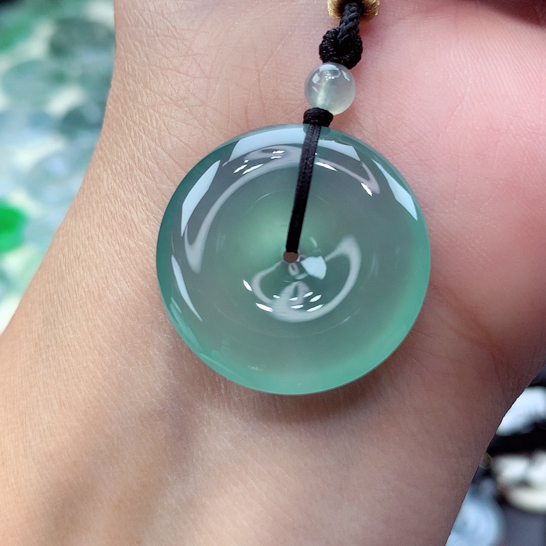 颈饰未镶嵌翡翠编号17尺寸25-5.7