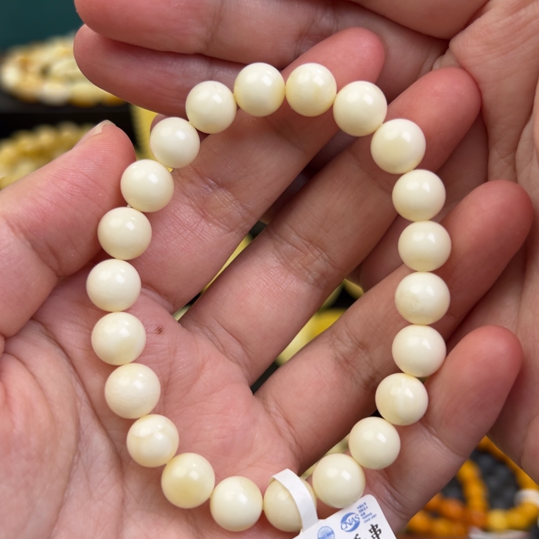 琥珀手链未镶嵌9+手串