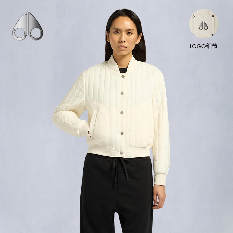 【尊享8折】MOOSE KNUCKLES 女士小剪刀竖纹绗缝夹克外套M15LB020