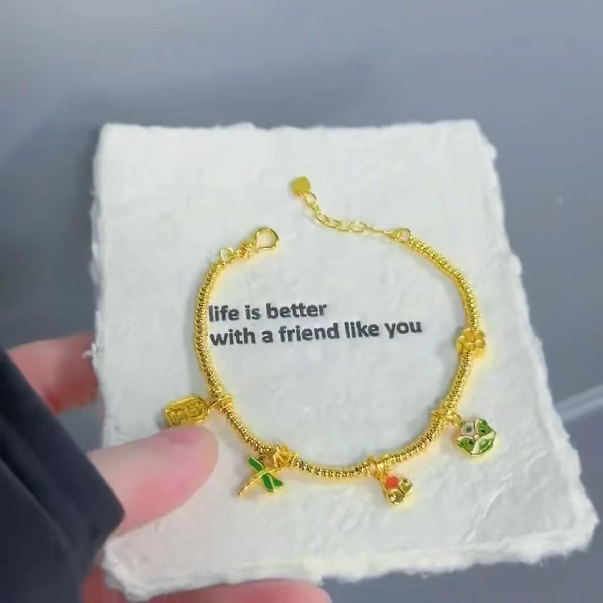 【清货专属链接】福袋钱袋代代富盘缠手链  SL1019