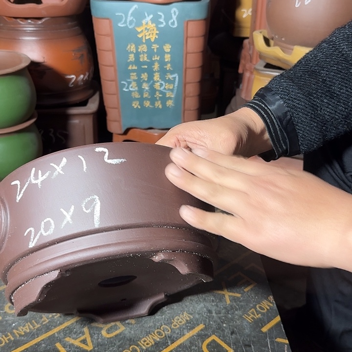 紫砂花盆紫砂花盆