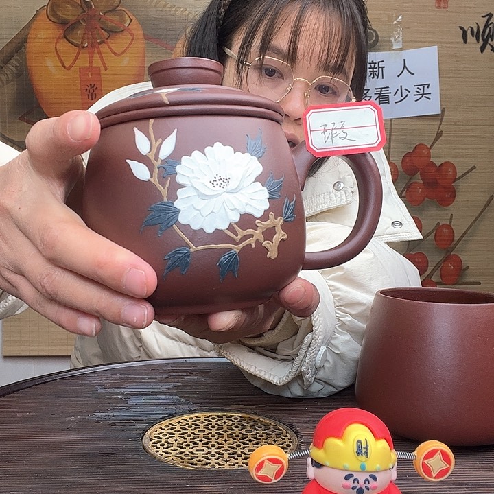 紫砂茶杯原矿紫砂杯