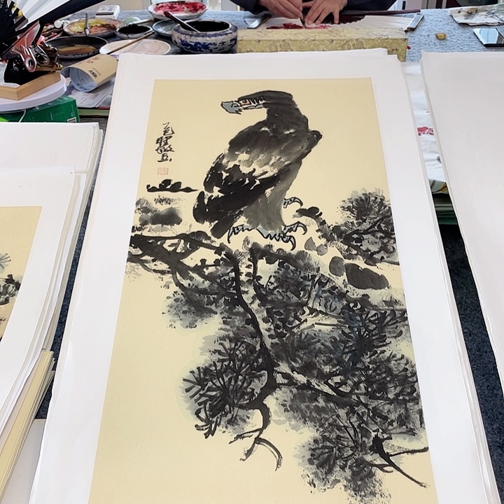 国画张圣敏先生纯手绘作品