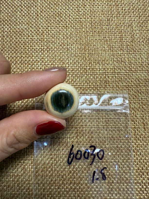 60030亚齐猛犸蓝眼睛单颗配饰