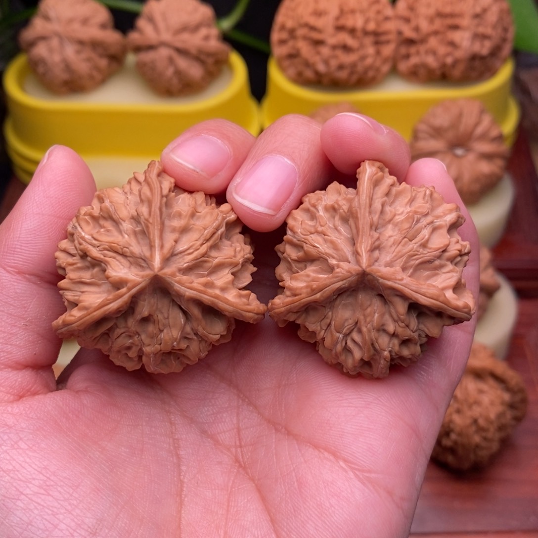 把件文玩核桃毛*40“毕业”大盘山“漏”