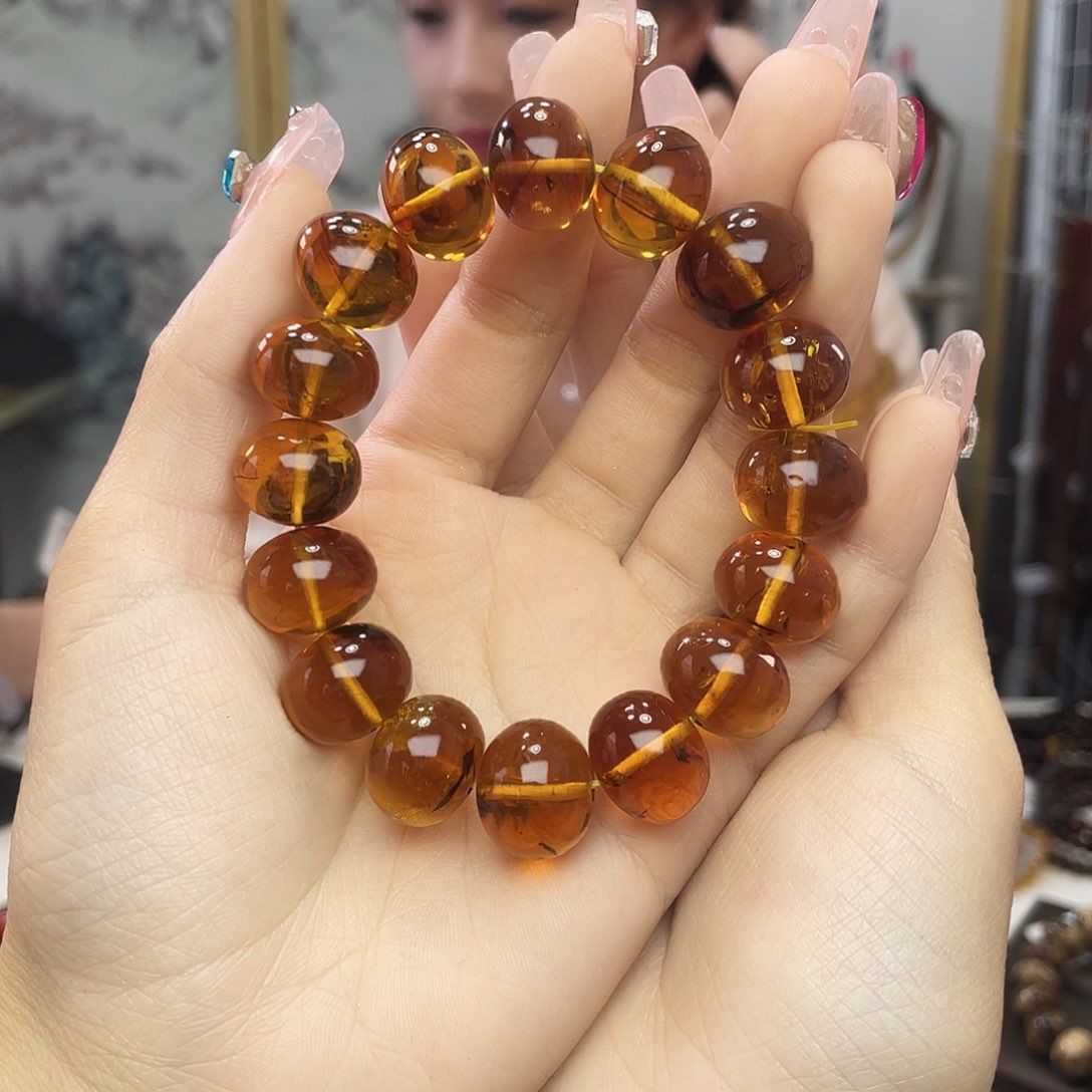 琥珀裸石未镶嵌15金珀一级