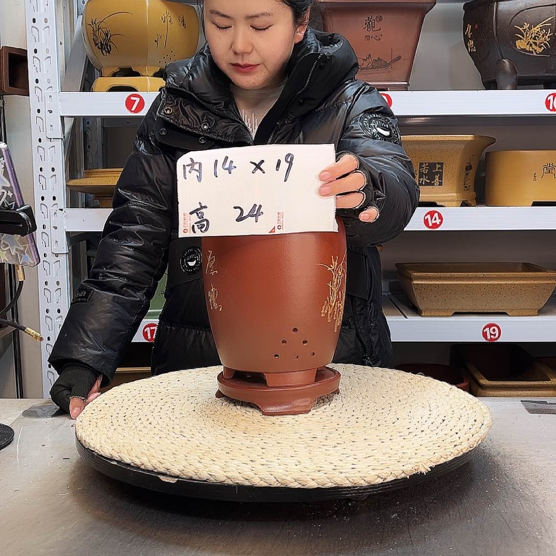 紫砂花盆紫砂花盆