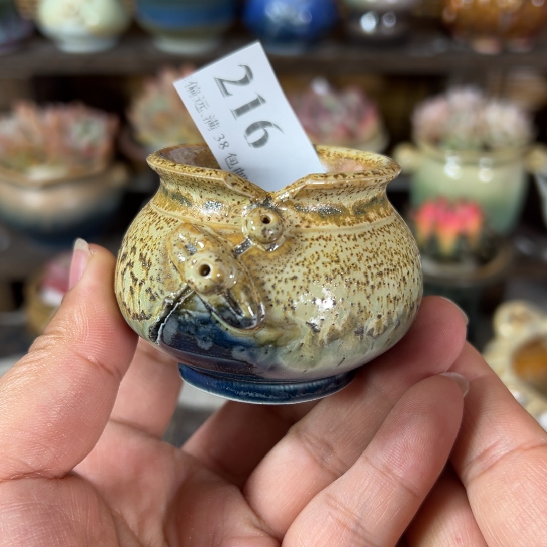 红陶景德镇手工花盆