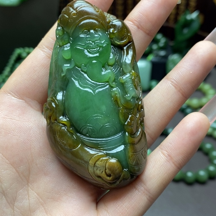 和田玉手把未镶嵌