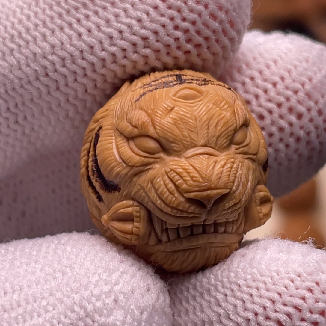 吊坠猴头核桃顶工山君18.4