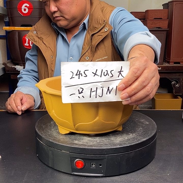 紫砂花盆货号一只HJN1