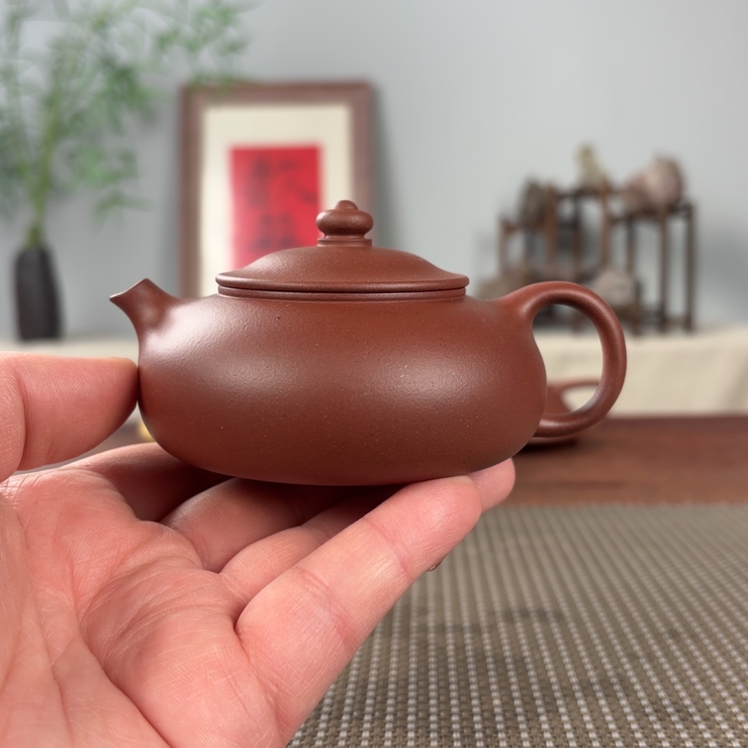 紫砂茶壶黄龙山原矿紫砂壶150