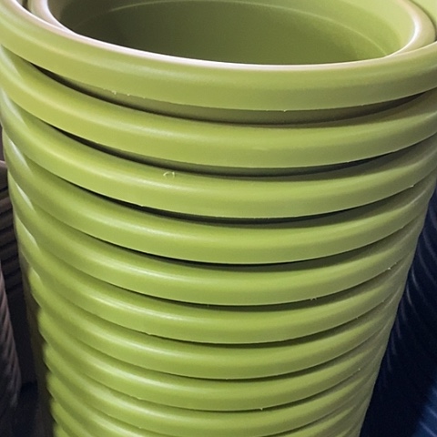 树脂四季8号果绿带托5套