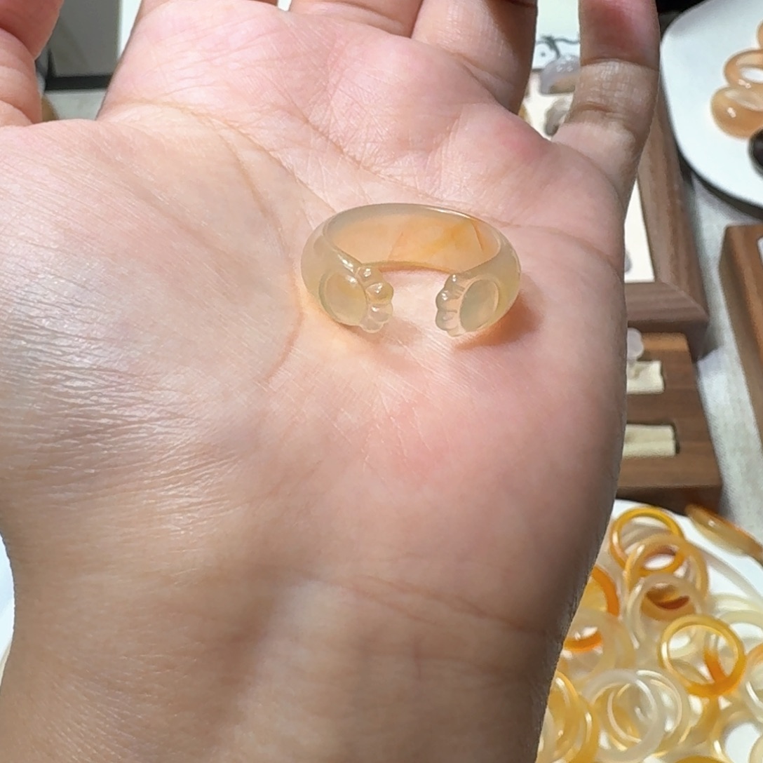 未镶嵌戒指玛瑙/玉髓676港19.5