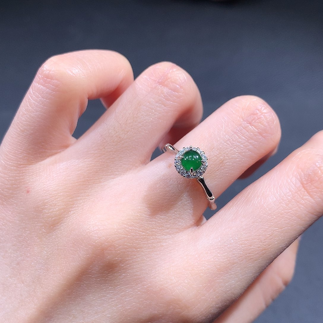 未镶嵌戒指翡翠翡翠