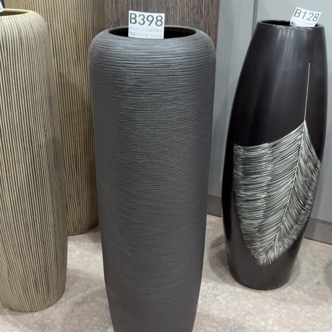 女***生摆件陶瑕疵398 景德镇陶瓷花瓶高60口13