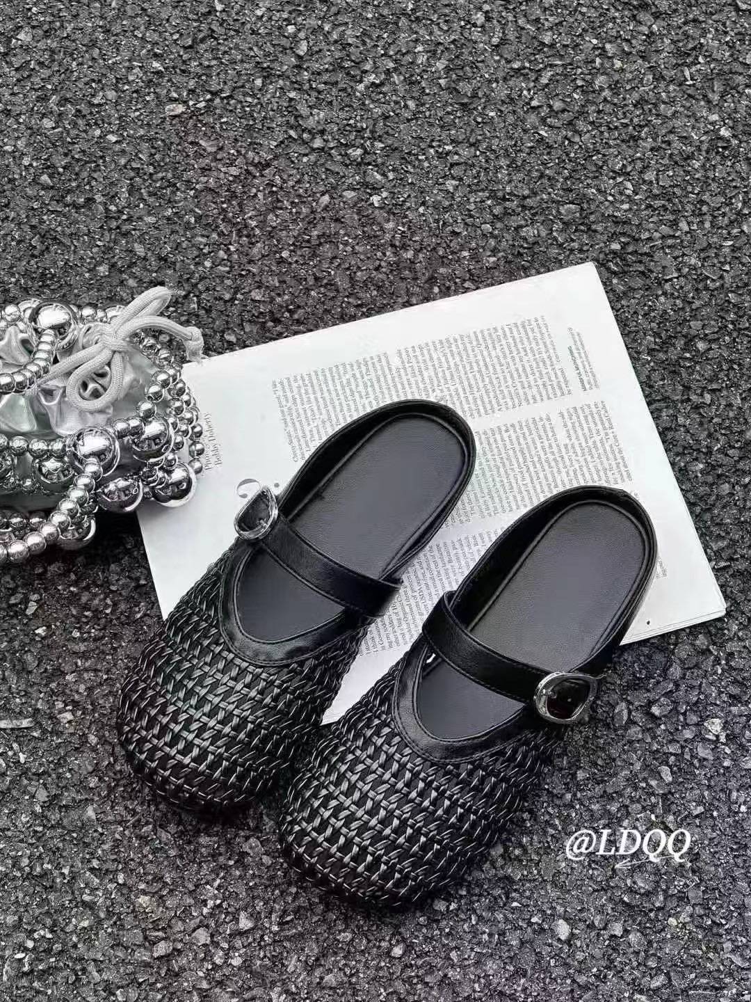 包头平底百搭小皮匠507鞋日常包头拖透气软底欧若智性风