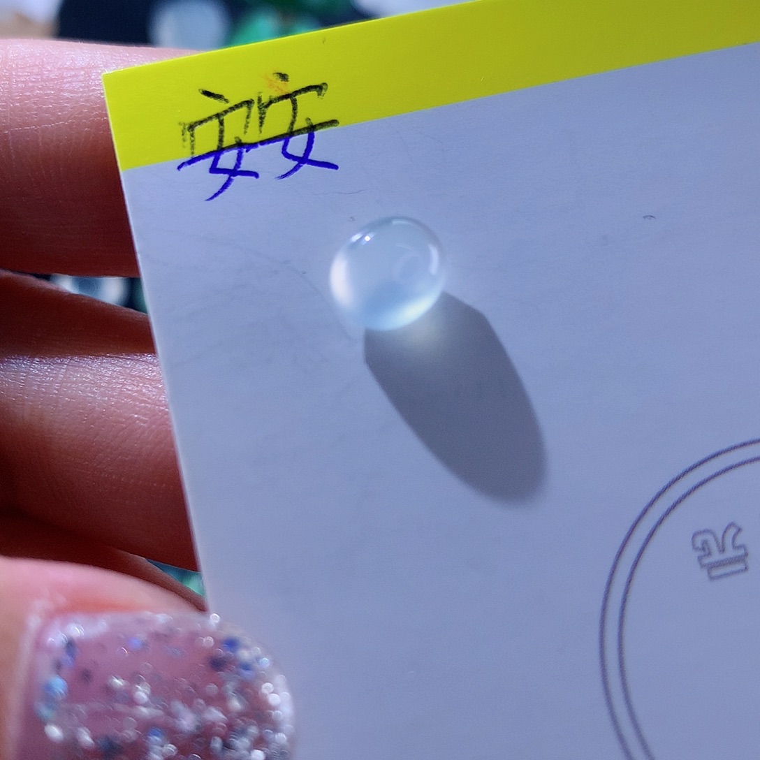 翡翠颈饰未镶嵌天然翡翠高冰蛋面