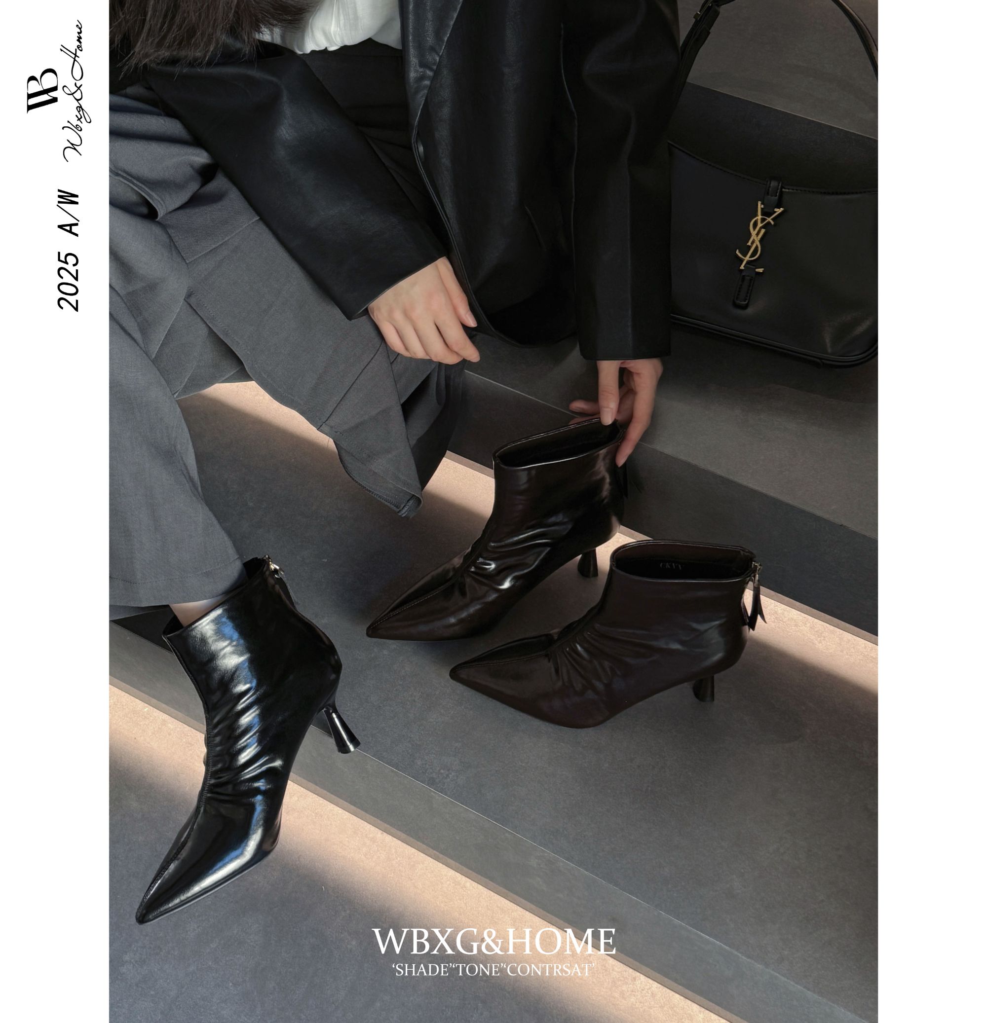 「醇调摩卡」以浓郁温暖的深棕色诠释秋冬色调时装靴QQ222-180