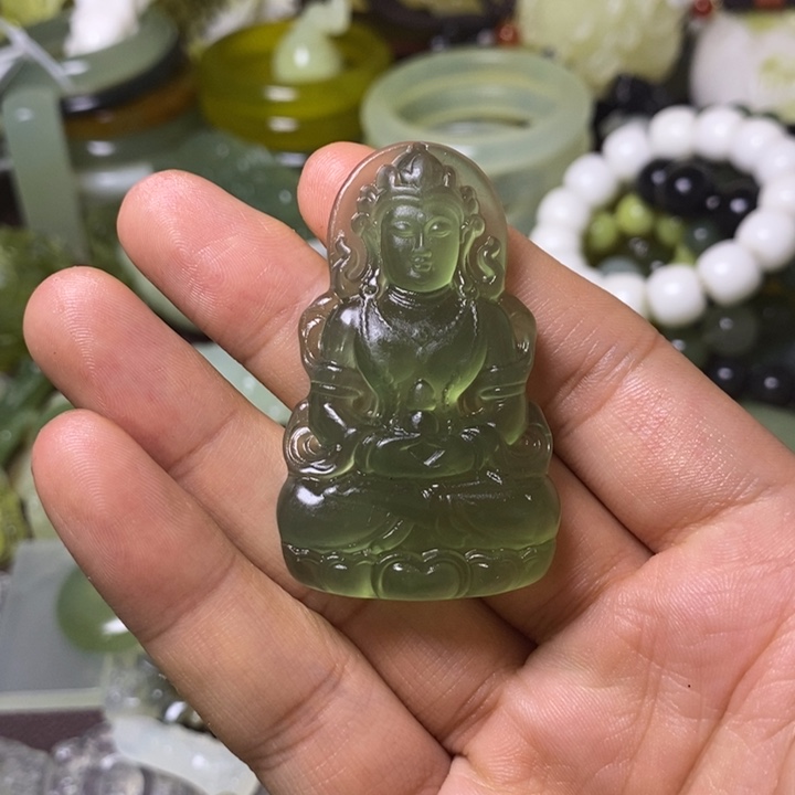 岫玉岫玉颈饰未镶嵌前**锦