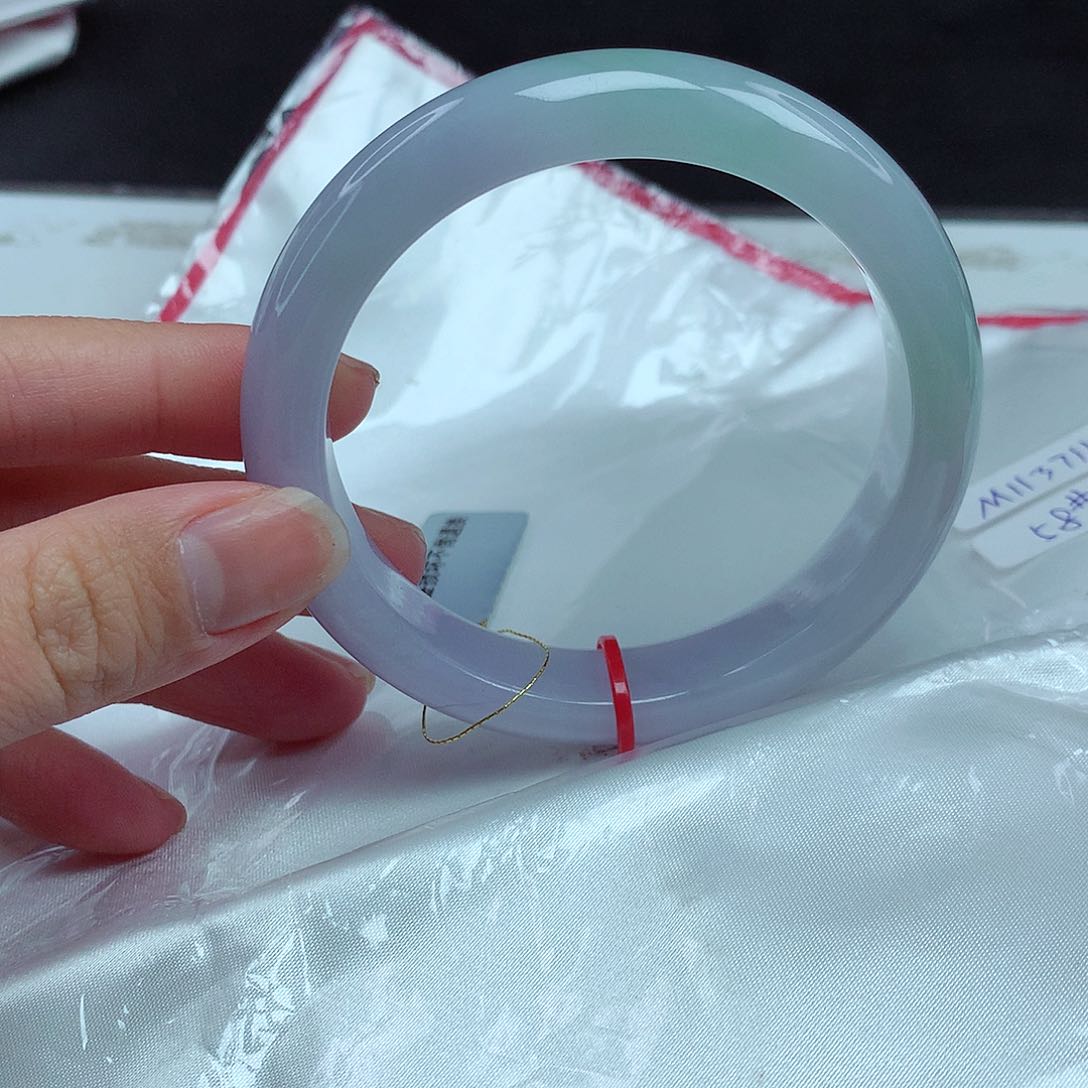 翡翠手镯未镶嵌58圈711
