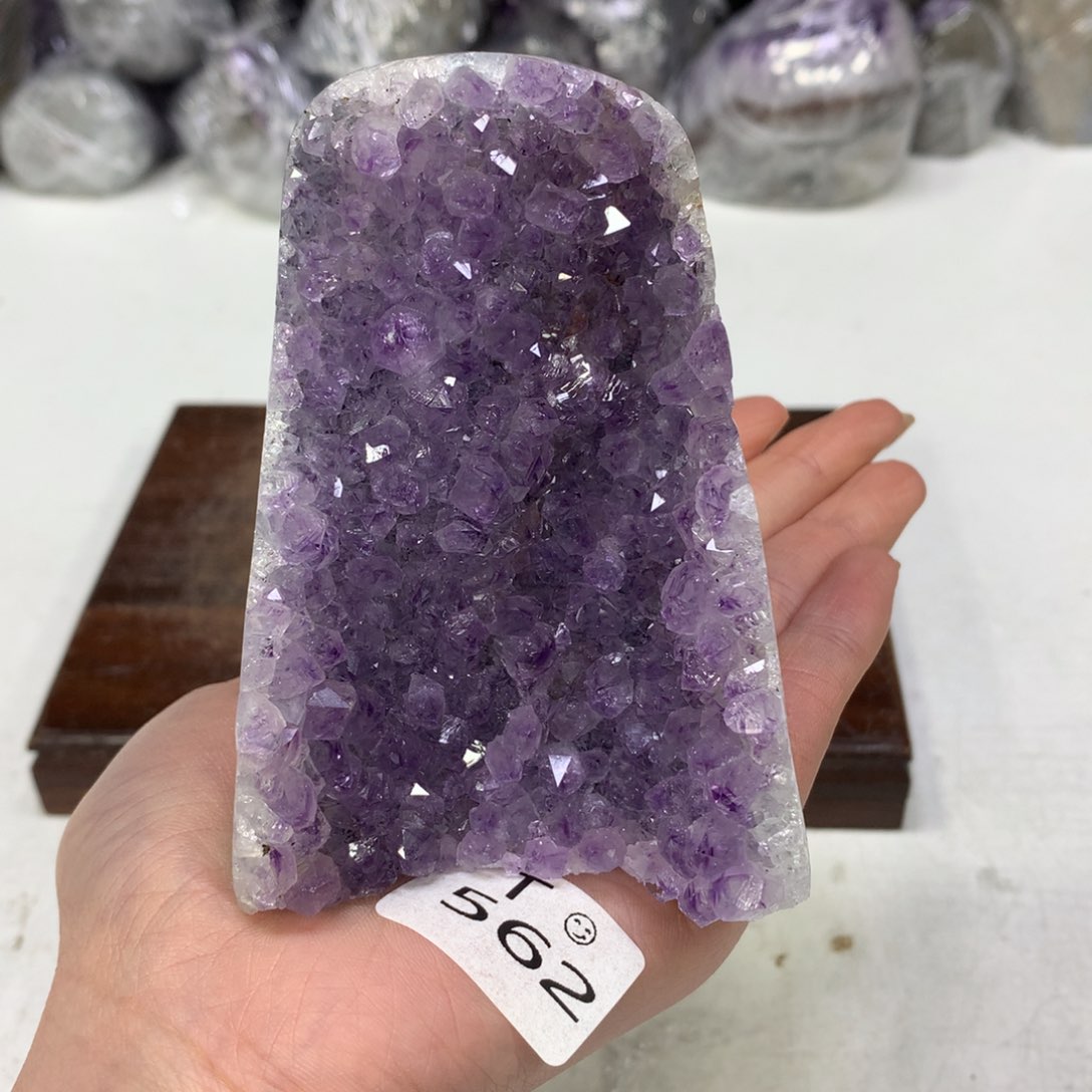 紫晶摆件未镶嵌水晶