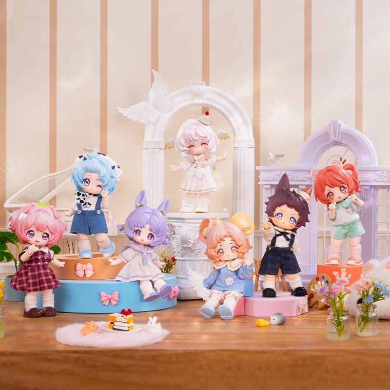 【开盒不退不H】邦倪甜点幼稚园系列盲盒12分BJD娃娃可动人偶潮玩