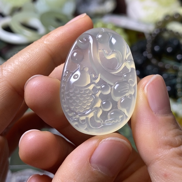 岫玉岫玉挂件未镶嵌