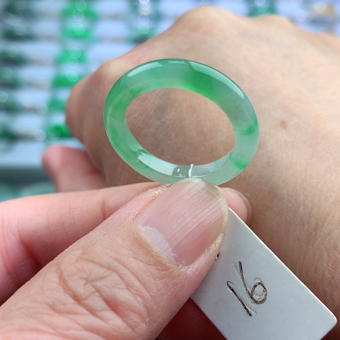 未镶嵌戒指翡翠16号