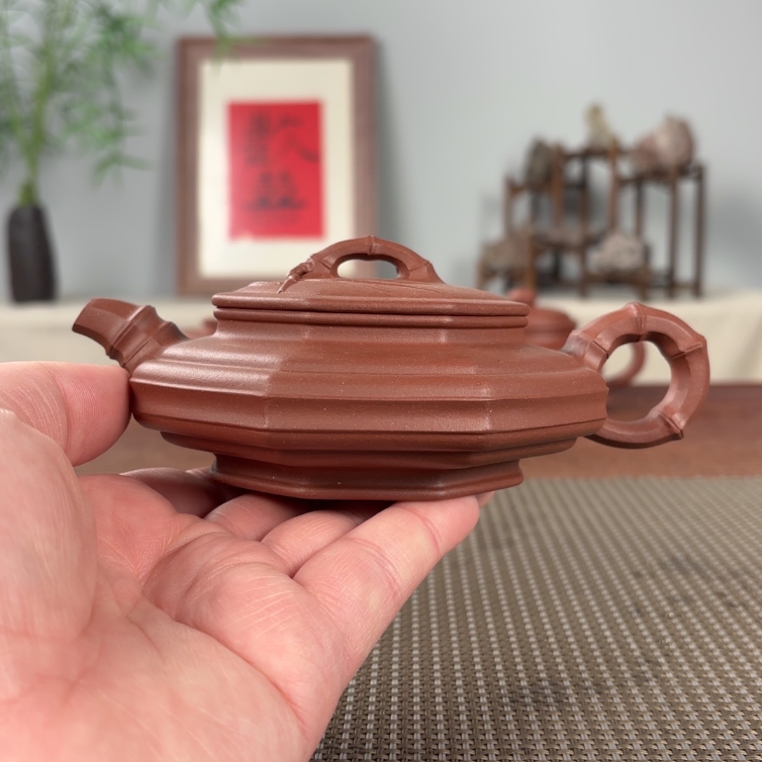 紫砂茶壶忘*黄龙山原矿紫砂壶