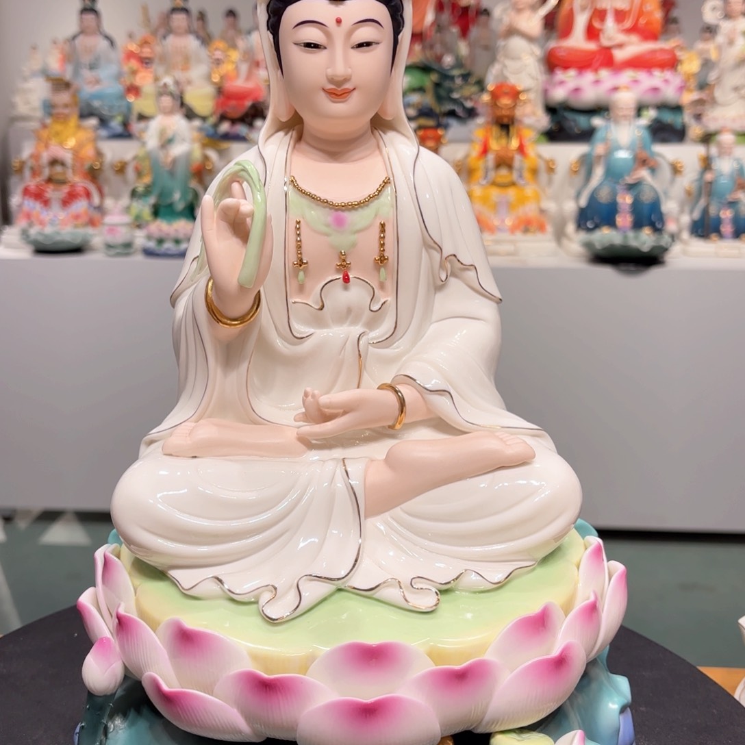 【闪购商品】摆件瓷摆件观音14吋
