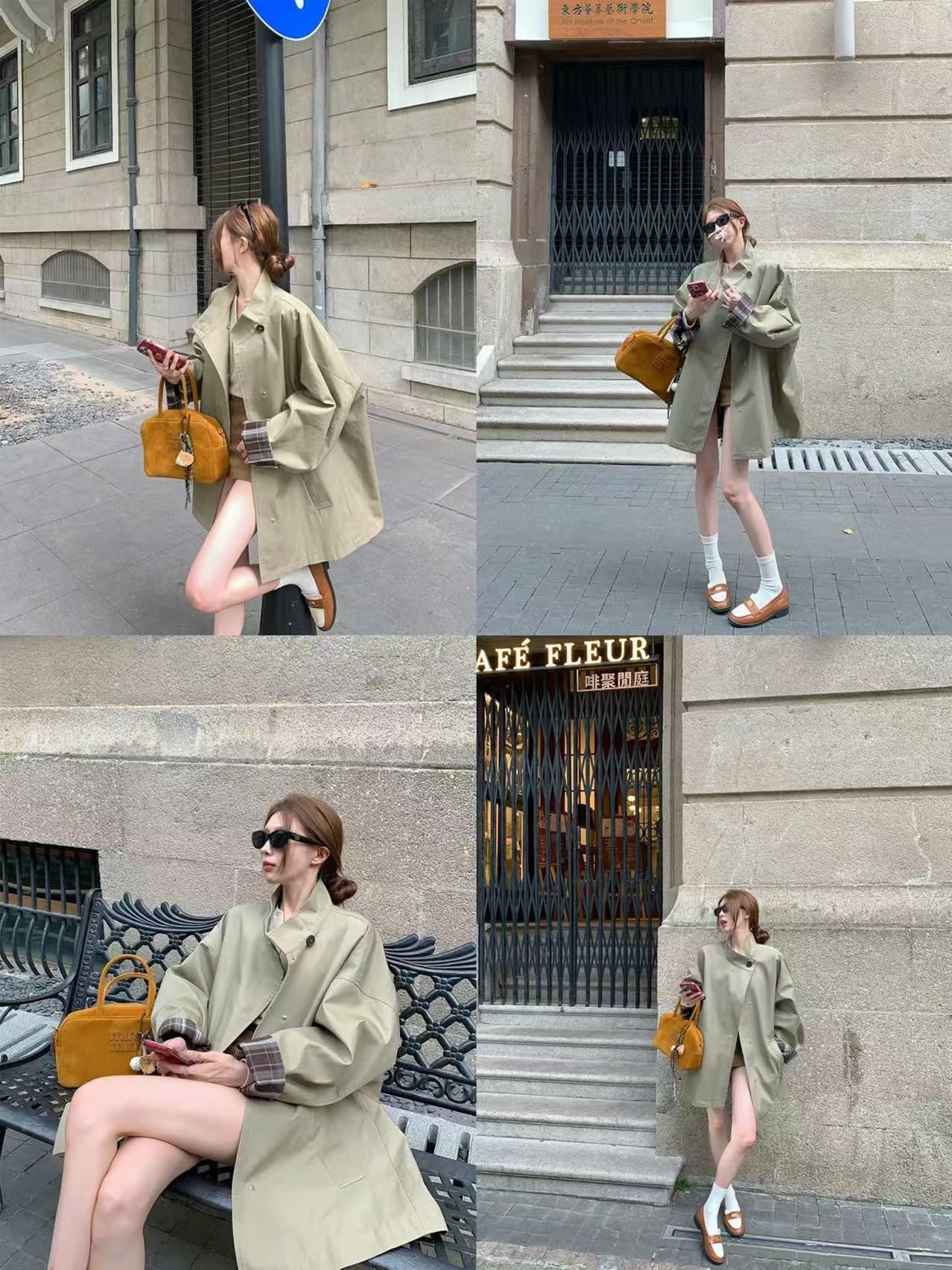 风衣爱好者 中长款风衣